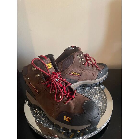 CAT caterpillar Navigator Mid Waterproof Boot Men\'s steel toe work boots size 9 main image 6